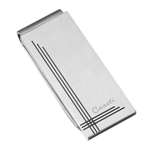 Caseti Caseti CAMC003 Caseti Gatsby Brushed Stainless Steel Money Clip CAMC003